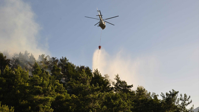 Antalya'da orman yangını