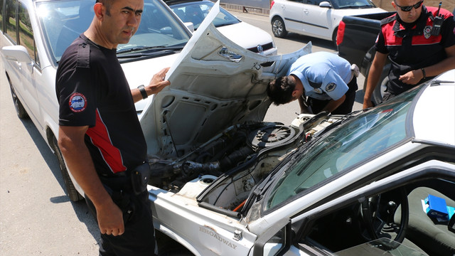 Antalya'da polis-şüpheli kovalamacası