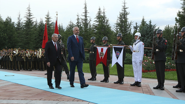 Arnavutluk Başbakanı Rama, Ankara'da