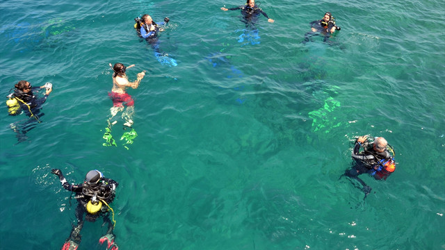 Ayvalık'ta Mustafa Koç anısına saygı dalışı