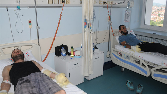 Bartın'da kuru yük gemisinde yangın