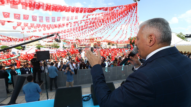 Erzincanda toplu açılış törenine Başbakan Binali Yıldırım katıldı