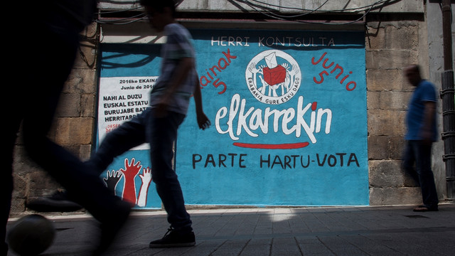 Bask bölgesinde halk yoklaması