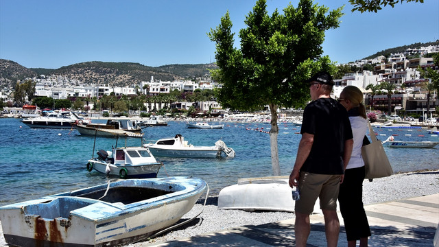 Bodrum'a kruvaziyerle 455 yolcu geldi