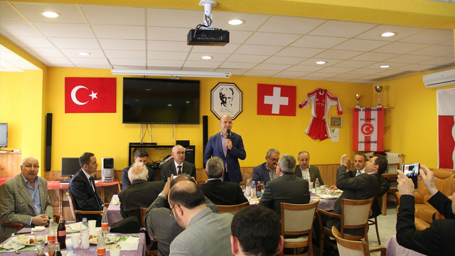 Çalışma ve Sosyal Güvenlik Bakanı Soylu İsviçre'de: