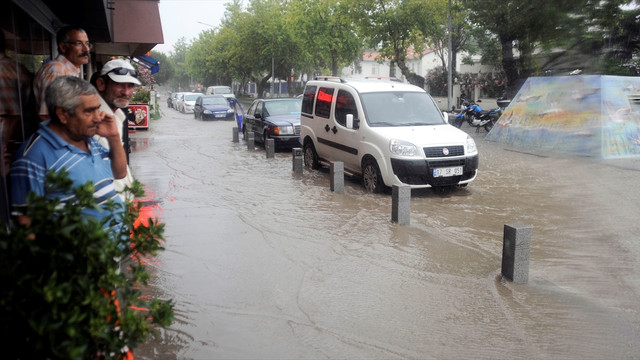Çanakkale'de kuvvetli yağış