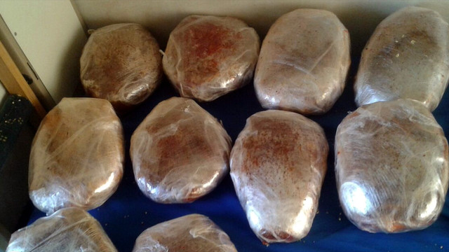 Cesur, baharatların arasındaki uyuşturucuyu buldu