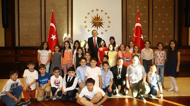 Cumhurbaşkanı Erdoğan'ın kabulü