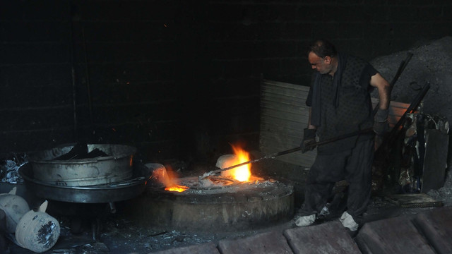Döküm işçilerinin zorlu ramazan mesaisi