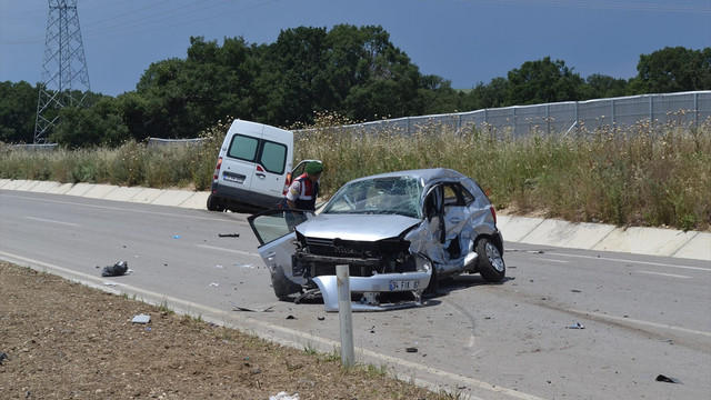 Edirne'de trafik kazası