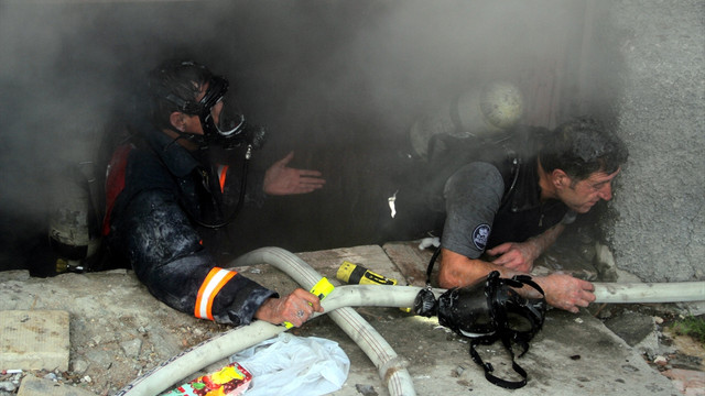 Elazığ'da yangın paniği