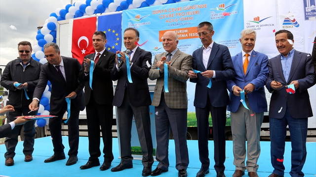 Erzurum'daki Atıksu Arıtma Tesisinin açılışı yapıldı