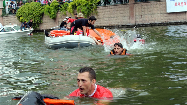Eskişehir'de dragon yarışlarında kaza