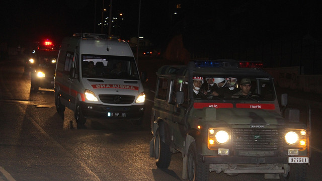 Gümüşhane'de askeri araca düzenlenen silahlı saldırı