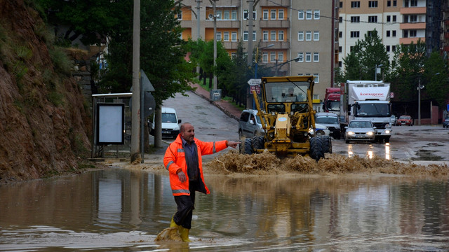Gümüşhane'de şiddetli yağış
