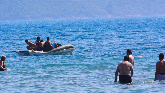 Güney Ege sahillerinde sıcak hava yoğunluğu