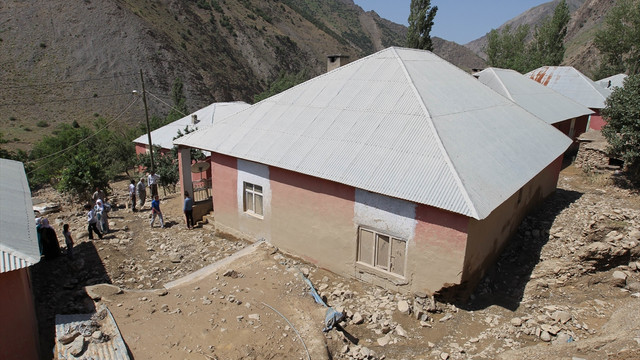 Hakkari'deki sağanak