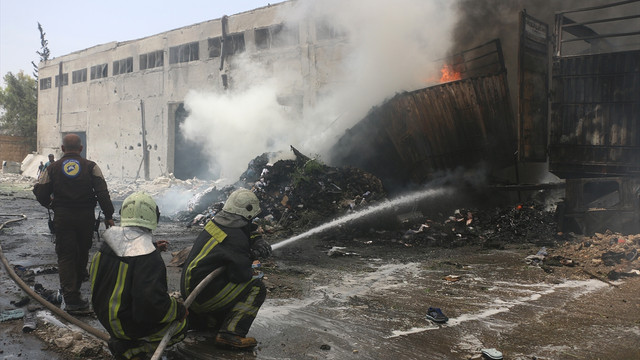 Halep'e hava saldırısı: 8 ölü