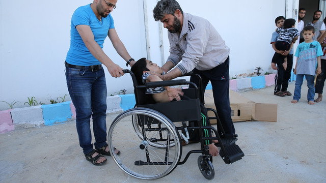 Hatay Da Engellilere Tekerlekli Sandalye Destegi Guncel