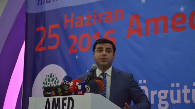 HDP Eş Genel Başkanı Demirtaş, Diyarbakır'da