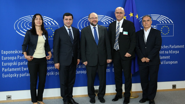 HDP Eş Genel Başkanı Demirtaş Brüksel'de