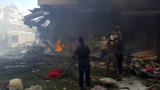 İdlib'e hava saldırısı: 7 ölü, 30 yaralı