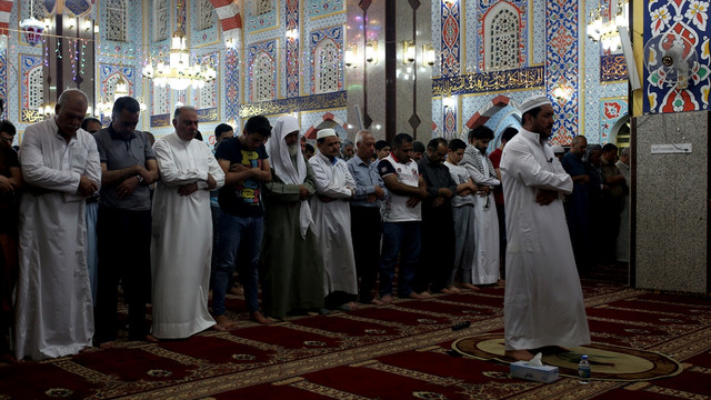 IKBY'nin Erbil kentinde ilk teravih namazı kılındı