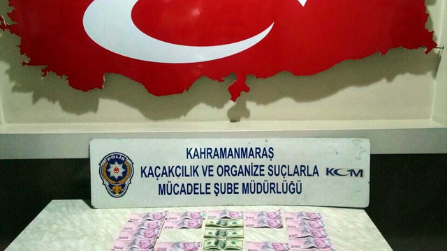 Kahramanmaraş'ta sahte para operasyonu