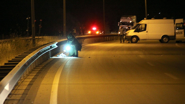 Karabük-Ankara karayolunda şüpheli çanta