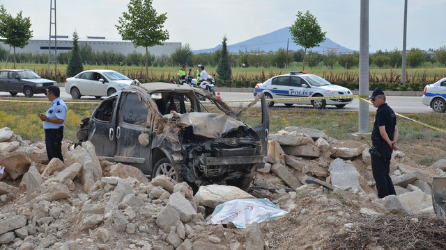 Karaman'da trafik kazası: 1 ölü