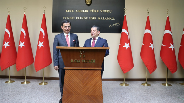 KKTC Bayındırlık ve Ulaştırma Bakanı Dürüst, Hatay'da