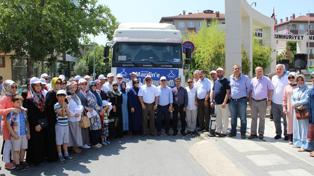 Kocaeli'den Mardin'e yardım tırı