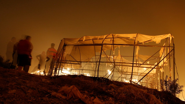 Kumluca'daki orman yangını