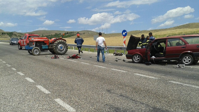 Malatya'da trafik kazası: 1 ölü, 4 yaralı