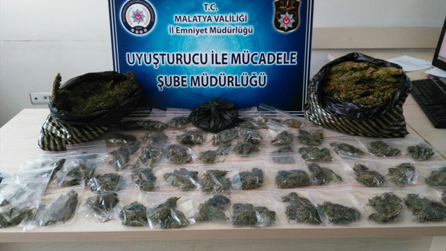 Malatya'da uyuşturucu operasyonu