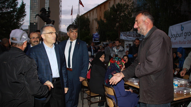Maliye Bakanı Ağbal, Bayburt'ta