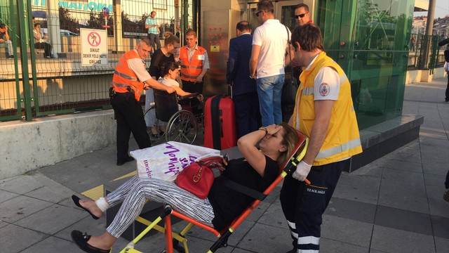 Marmaray'da yürüyen merdiven arızası