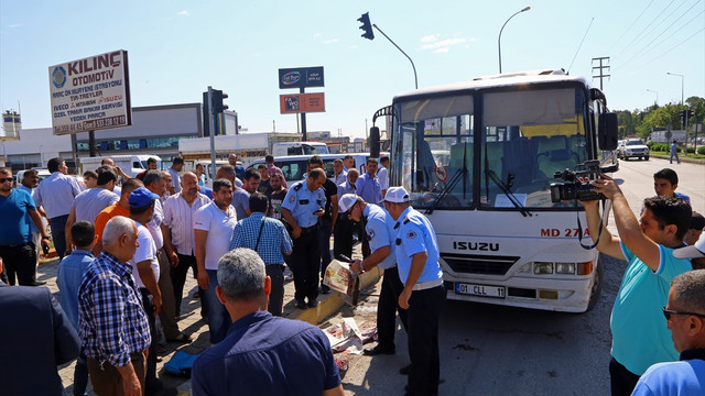 Midibüsün çarptığı Suriyeli çocuk öldü