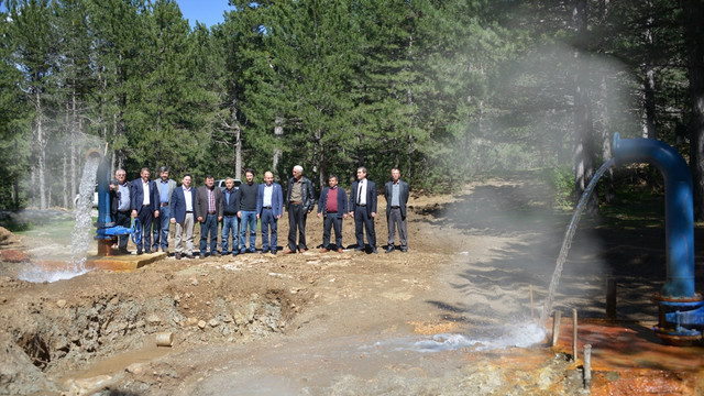 Murat Dağı'nda yeni termal kaynak bulundu