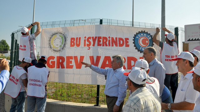 Nestle'nin karacabey fabrikasında grev