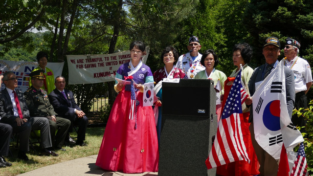 New York'ta Kore Savaşı'nı Anma Töreni