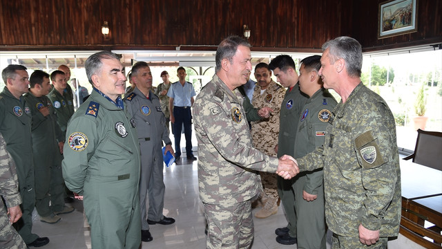 Orgeneral Akar Anadolu Kartalı Tatbikatında