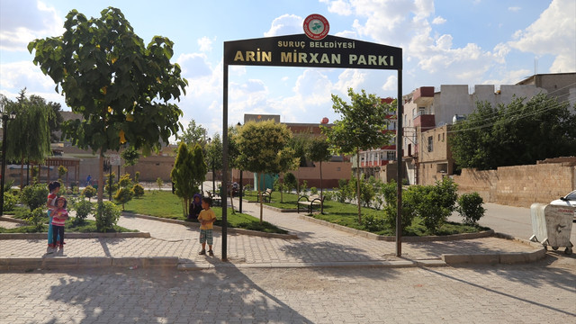 PYD'li teröristin adını parka verdiler