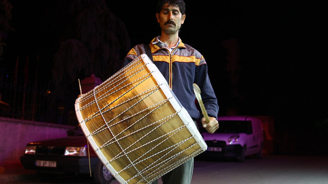 Ramazan davulcularının ilk mesaisi başladı