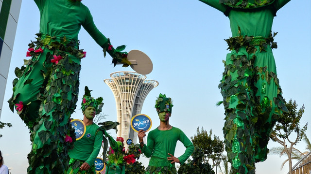 Ramazana EXPO Antalya'da dostluk yürüyüşü ile karşılama