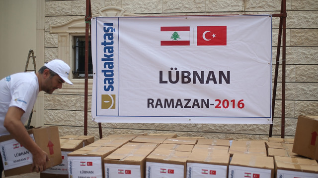 Sadakataşı Derneği'nden Lübnan'da ramazan yardımı
