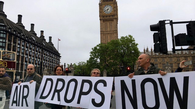 Suriye'deki havadan insani yardım operasyonları