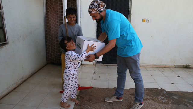 Suriyelilere ramazan yardımı