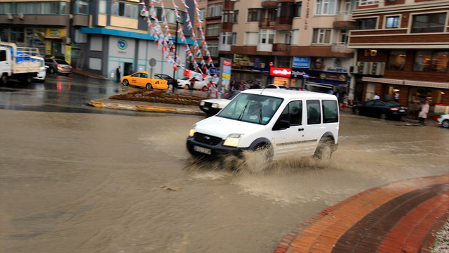 Tekirdağ'da şiddetli yağış
