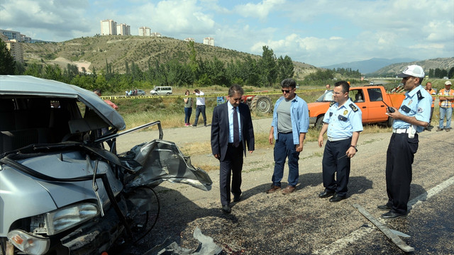 Tokat'ta panelvan ile traktör çarpıştı: 1 ölü, 6 yaralı